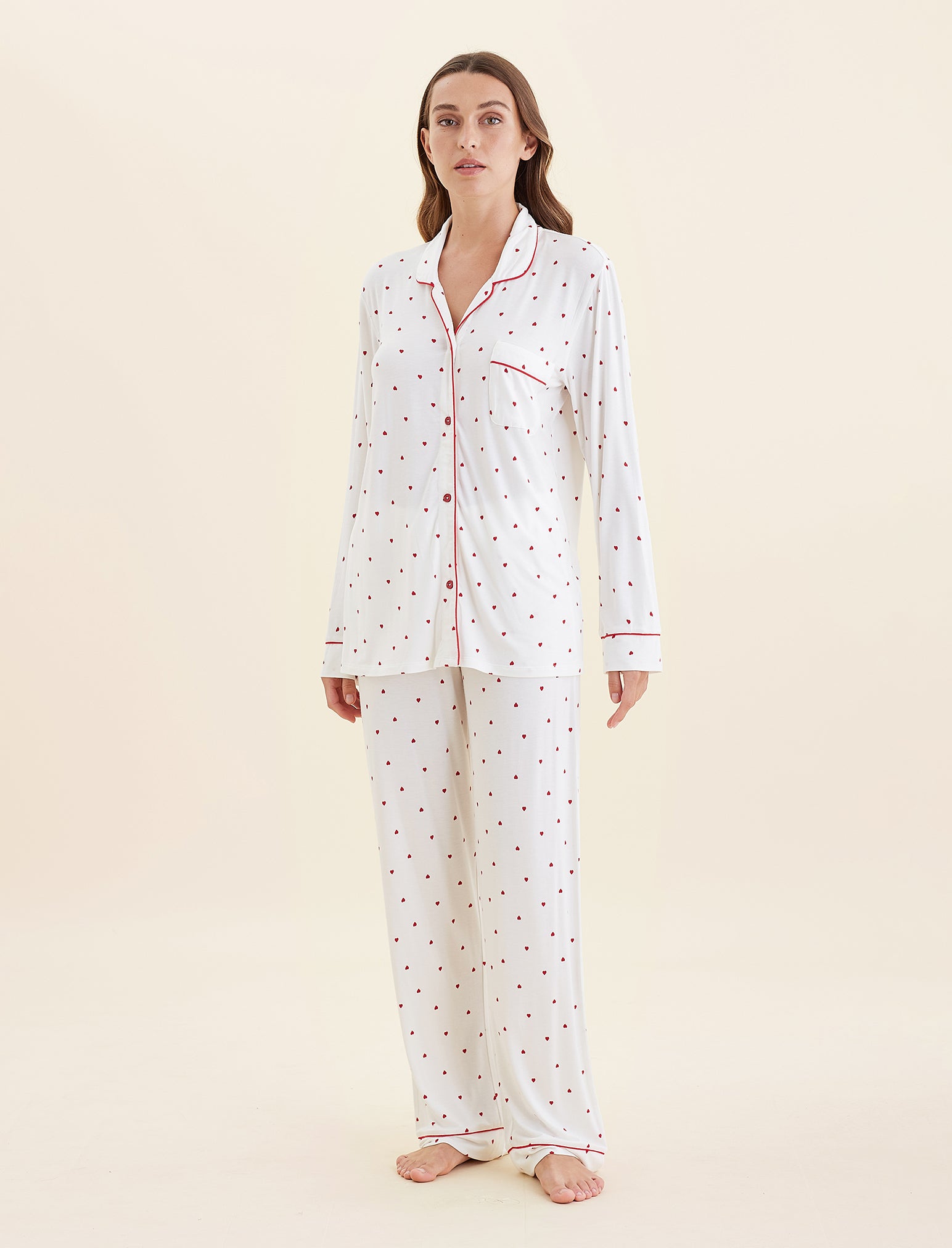 Kate Modal Soft Full Length PJ Set