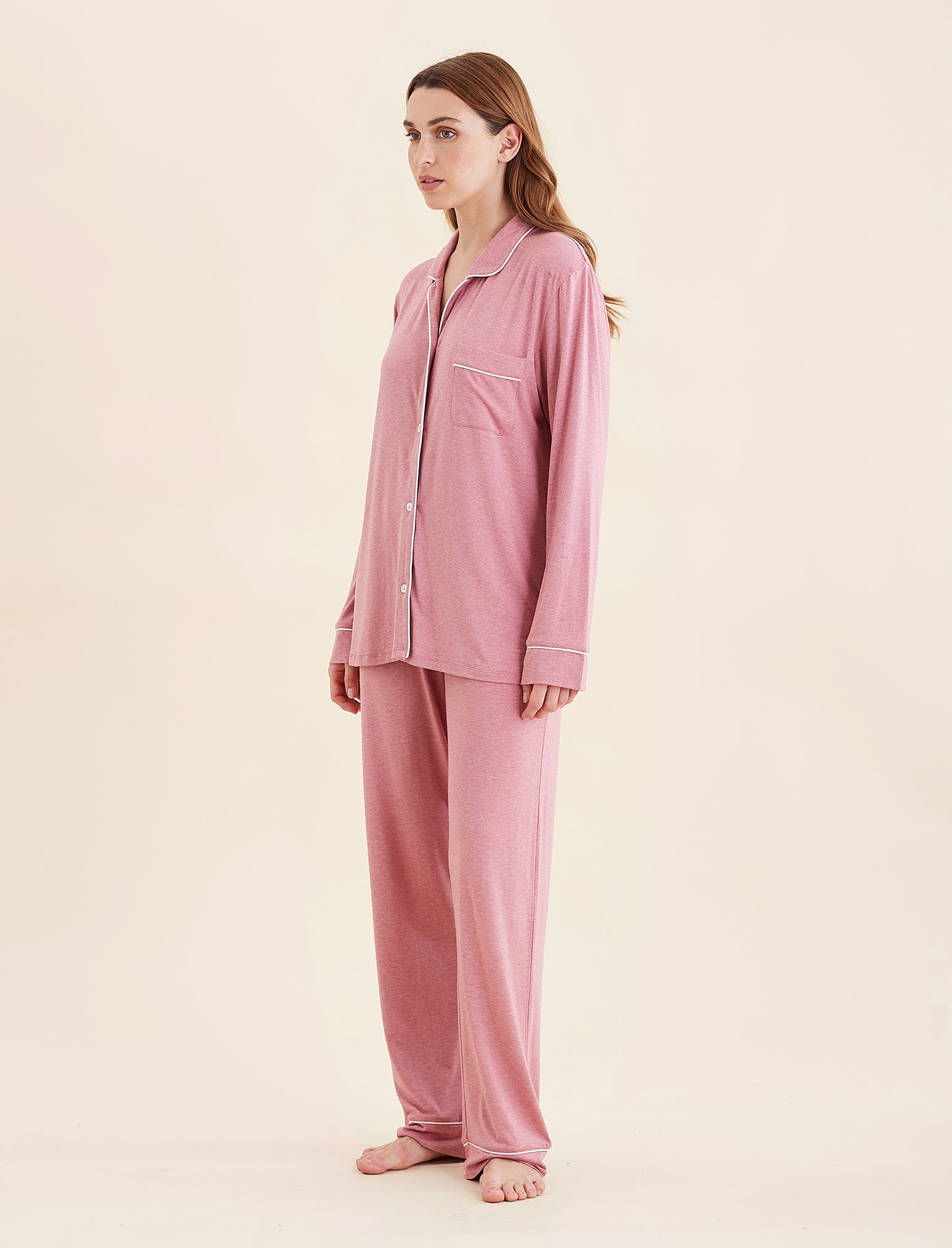 Kate Modal Soft Full Length PJ Set