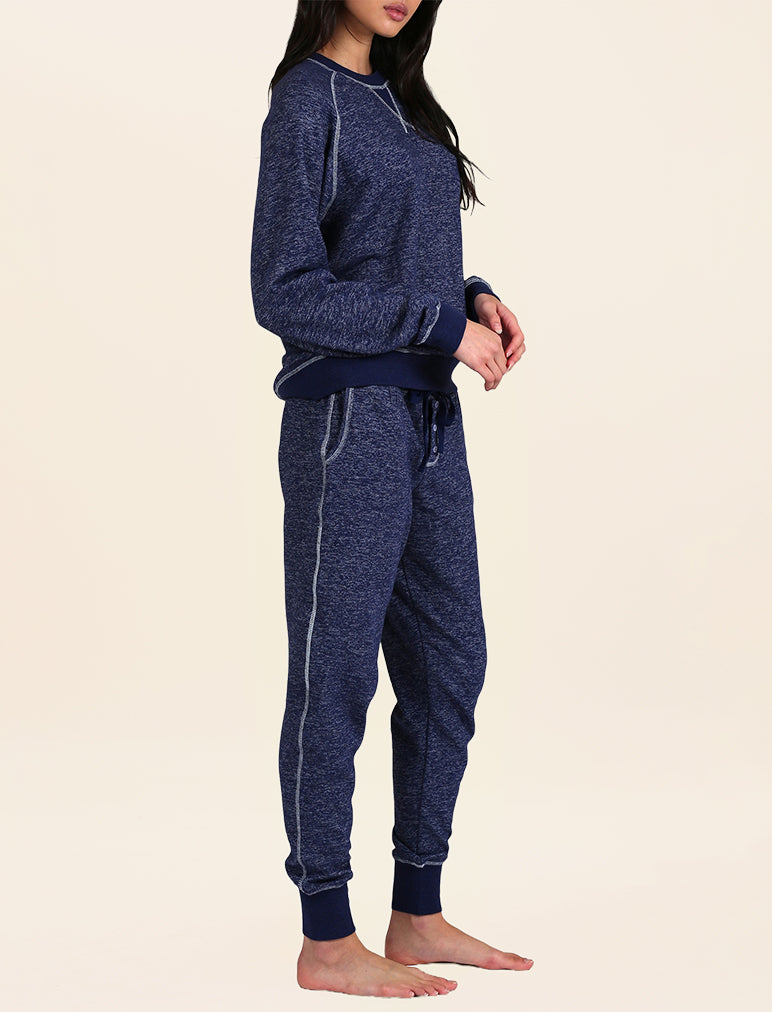 So Soft Fleecy Pullover in Navy