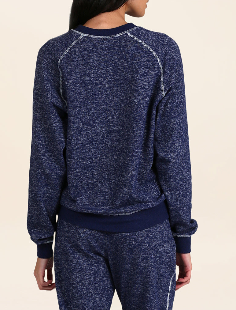 So Soft Fleecy Pullover in Navy