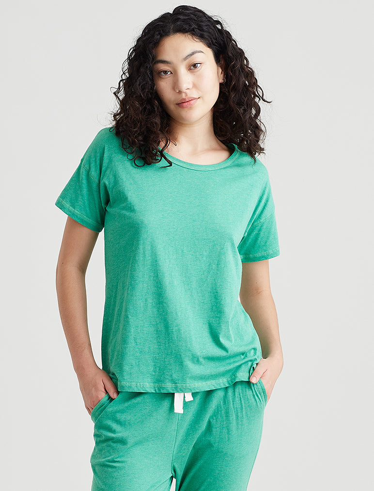 Jada Organic Cotton Knit Tee