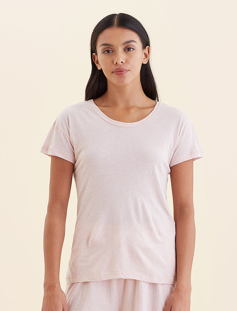 Jada Organic Cotton Knit Tee