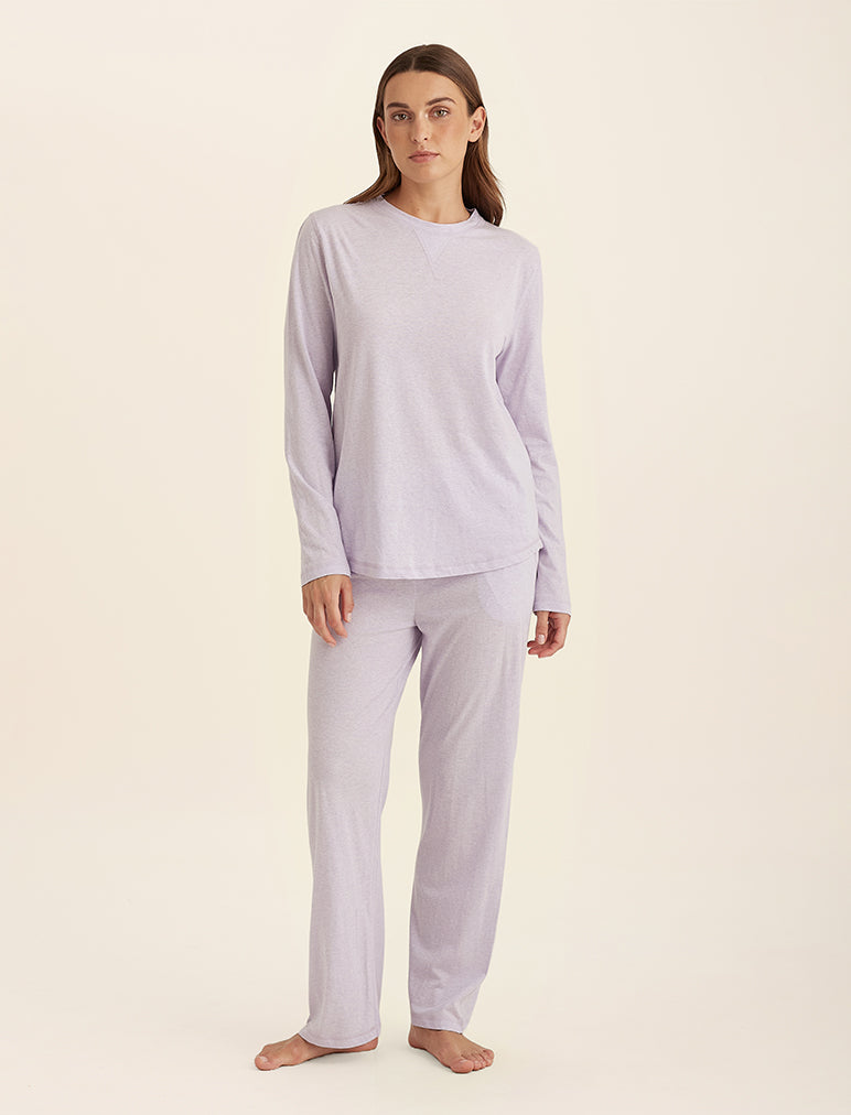 Jada Organic Cotton Knit Long Sleeve Tee