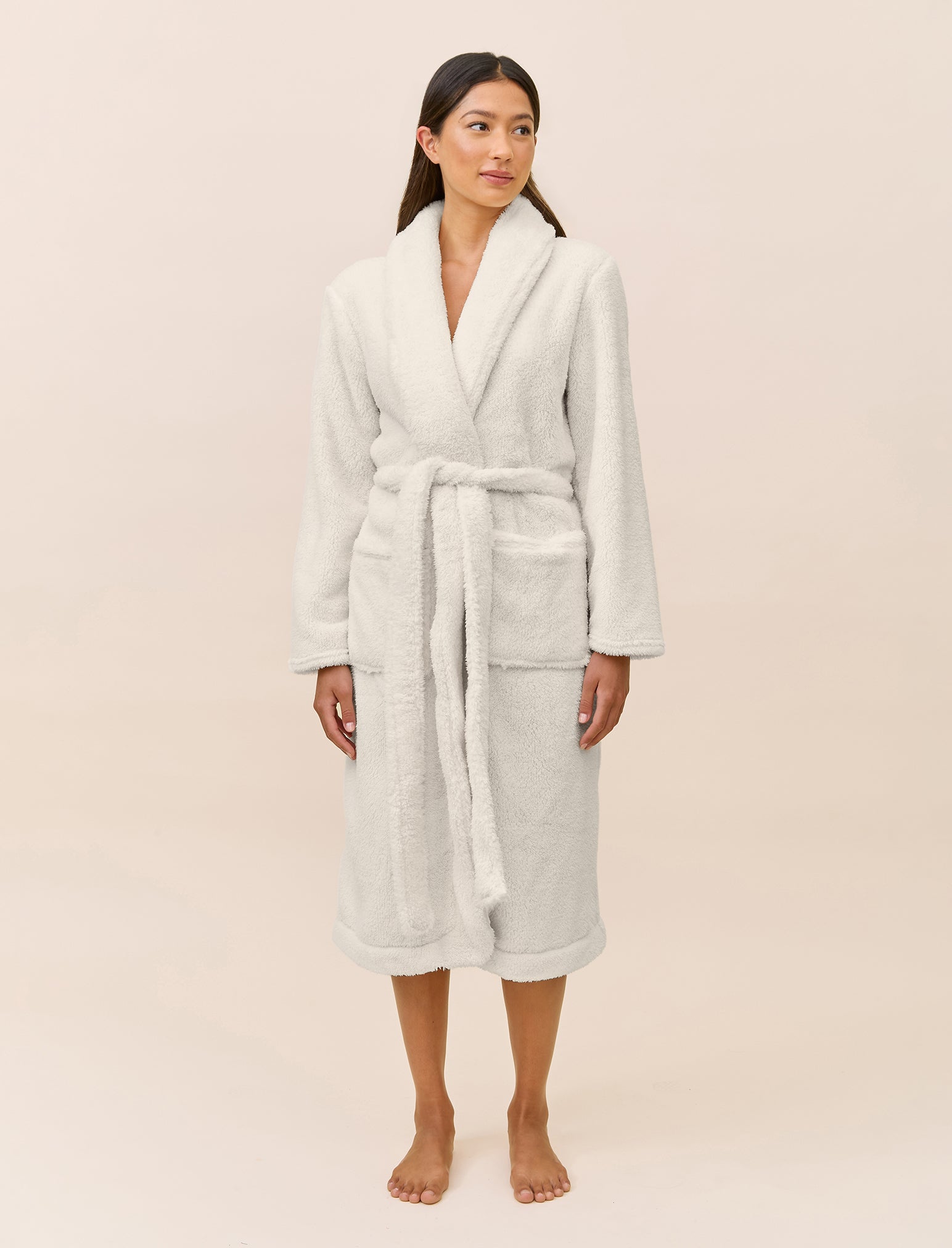 Cosy Plush Mid-Length Robe