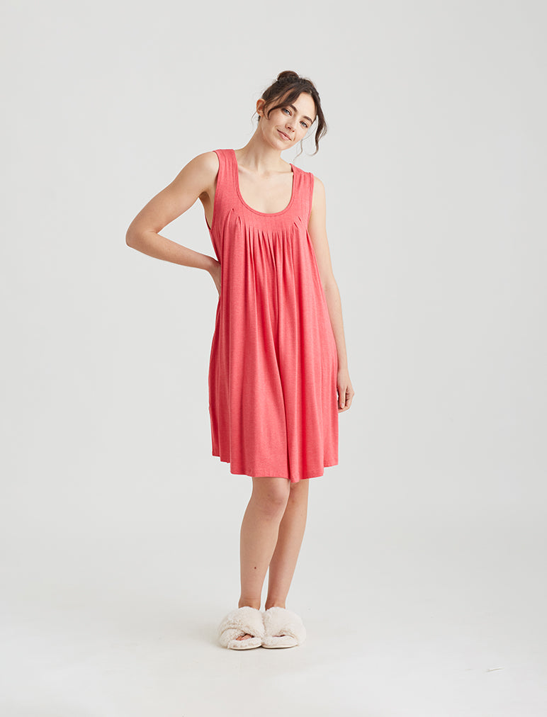 Kate Modal Soft Pleat Front Curved Nightie