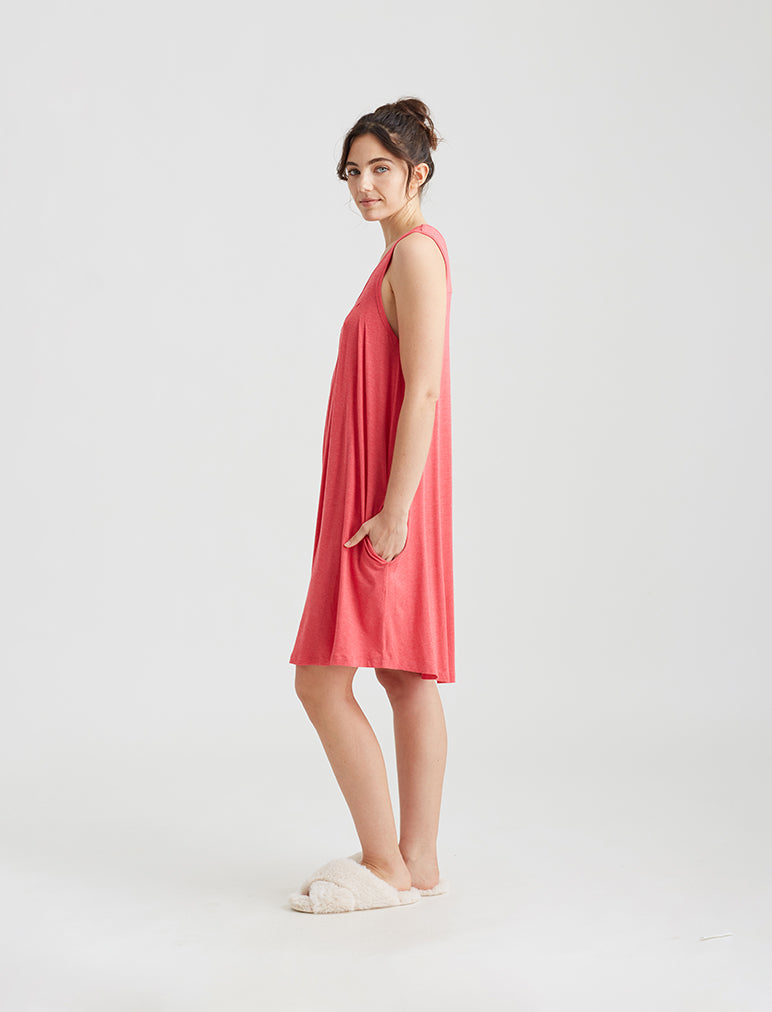 Kate Modal Soft Pleat Front Curved Nightie