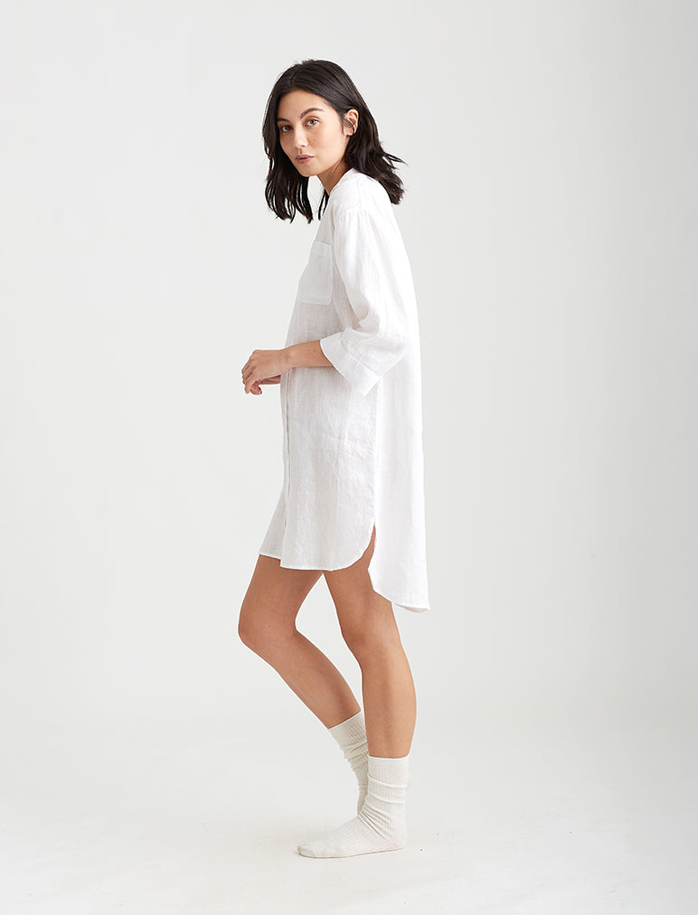 Resort Linen Nightshirt