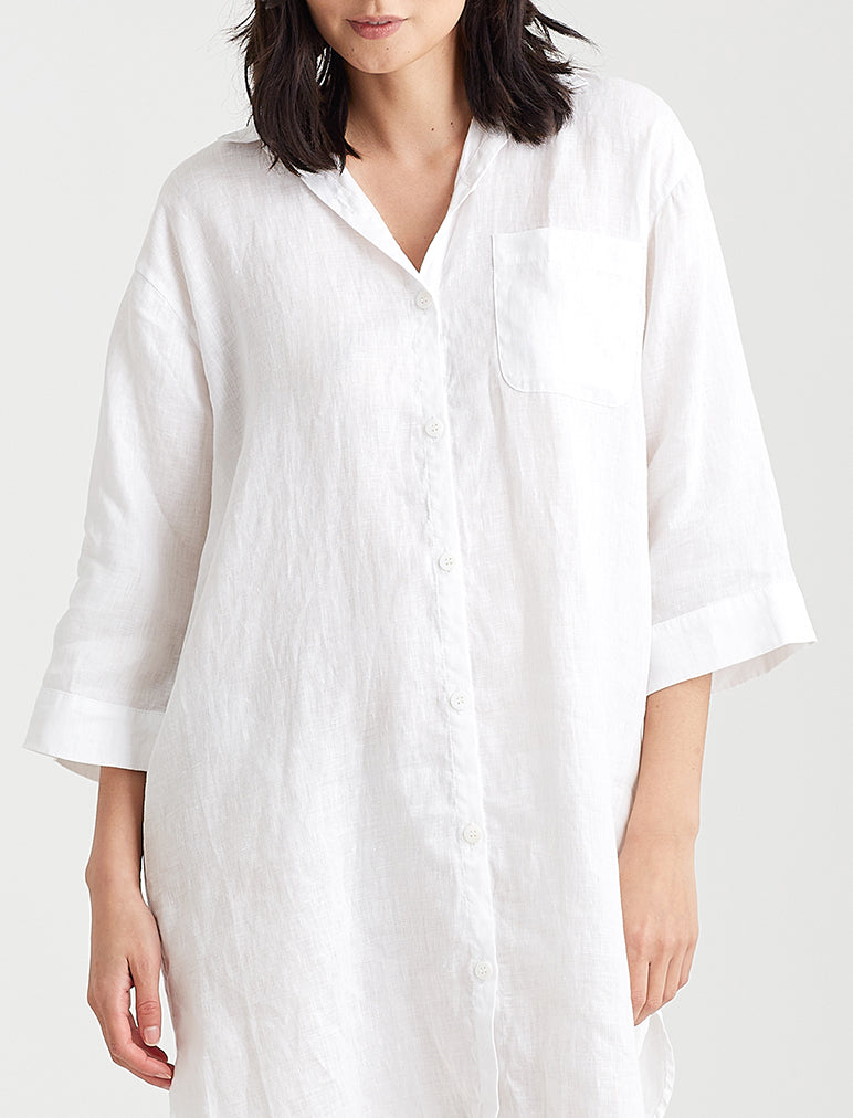 Resort Linen Nightshirt