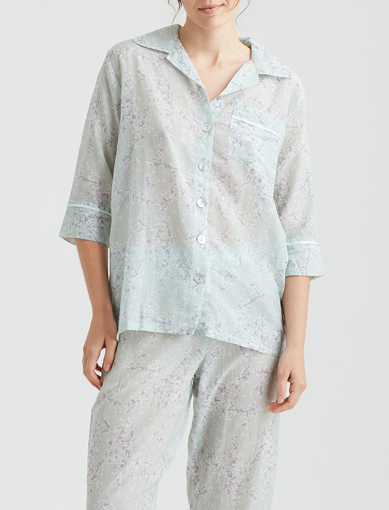 Cheri Blossom Crop PJ Papinelle Sleepwear NZ