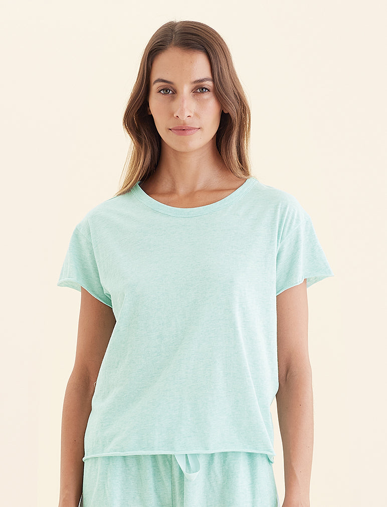 Jada Organic Cotton Knit Boxy Tee