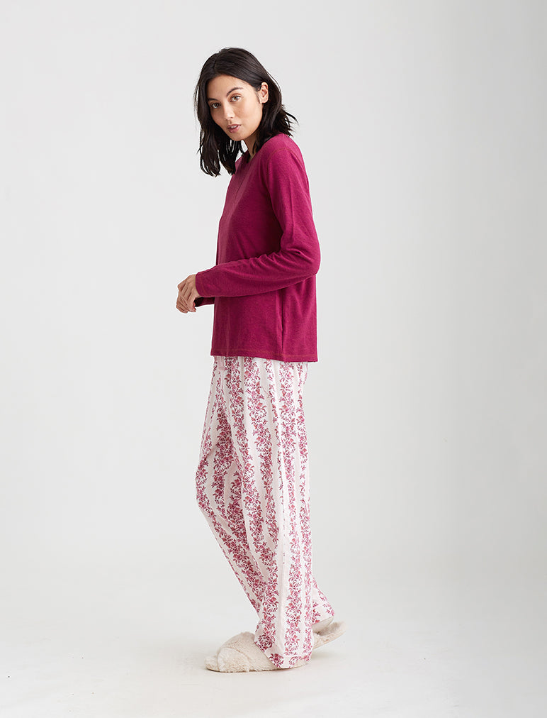 Helena Cosy Pant and Feather Soft LS Top