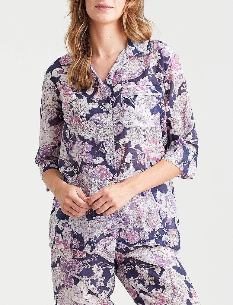 Ella Crop PJ Shirt