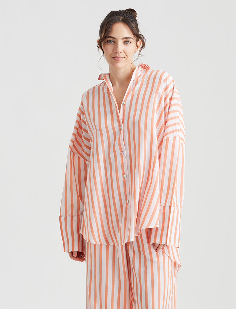 Oversized shop shirt pajamas