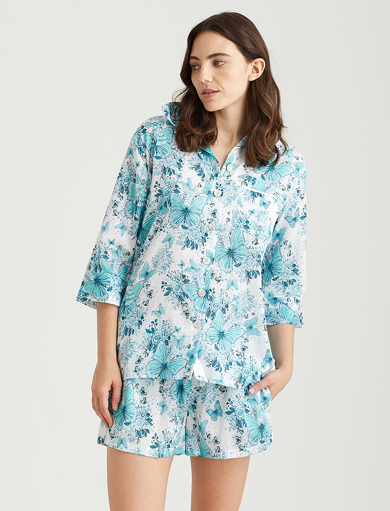 Butterfly Crop PJ Shirt