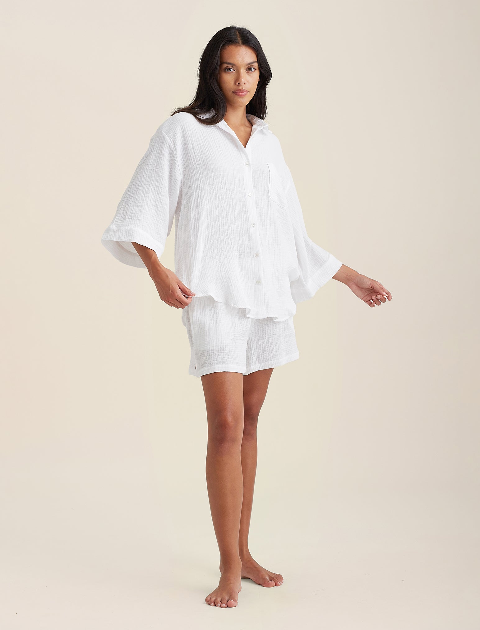 Ashley Textured Oversized Shirt