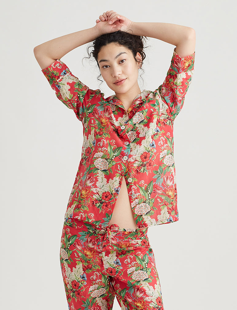 Clara Crop PJ Shirt