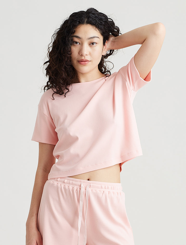 Luxe Rib Soft Touch Tee