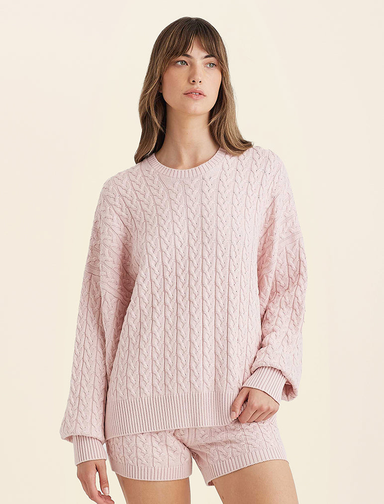 Cosy Cable Cotton Cashmere Jumper