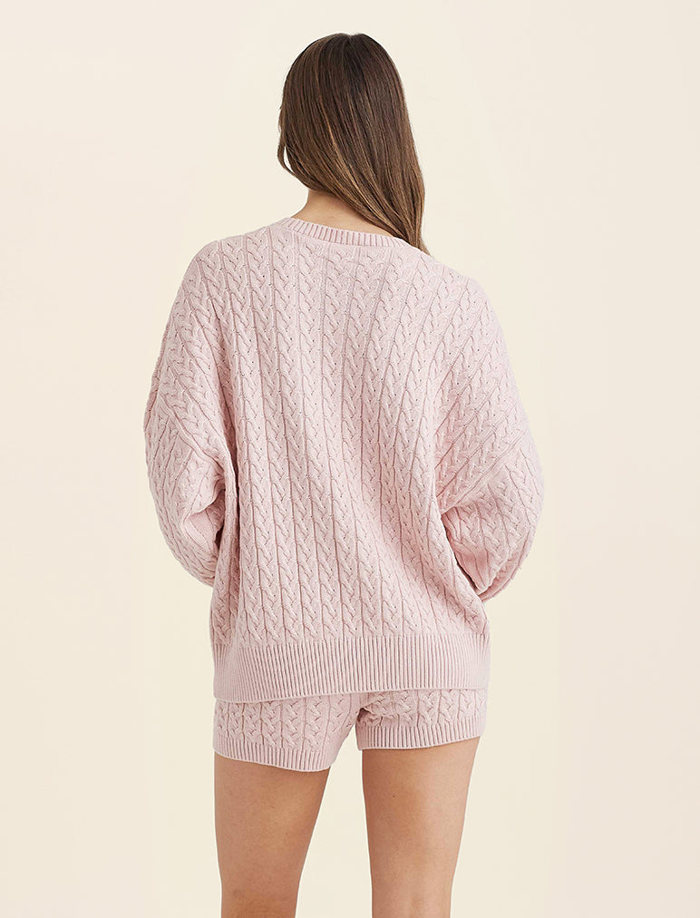 Cosy Cable Cotton Cashmere Short