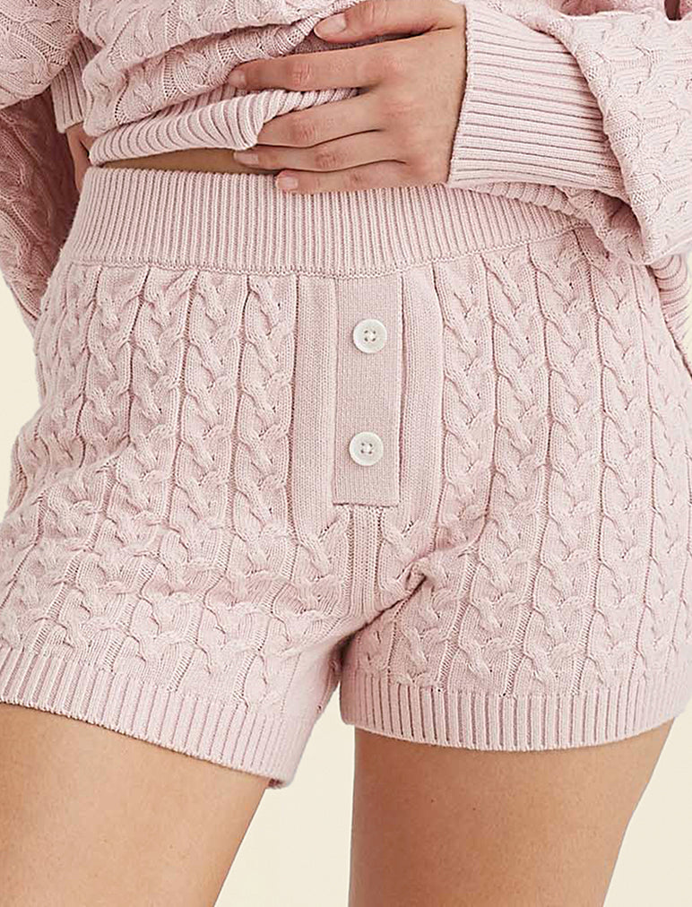 Cosy Cable Cotton Cashmere Short