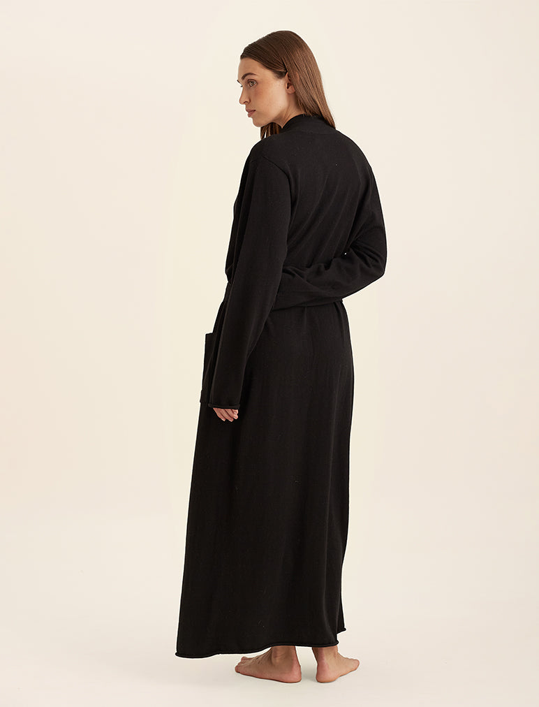 Cotton Cashmere Maxi Robe