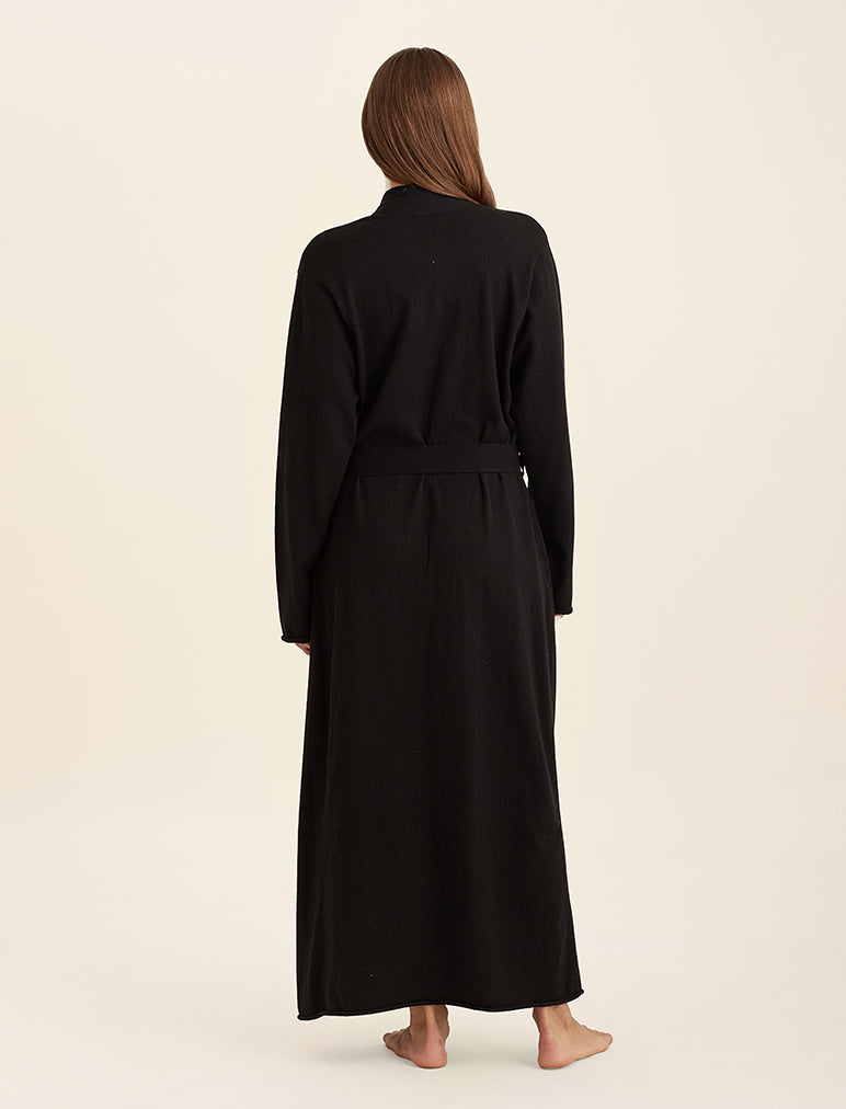 Cotton Cashmere Maxi Robe