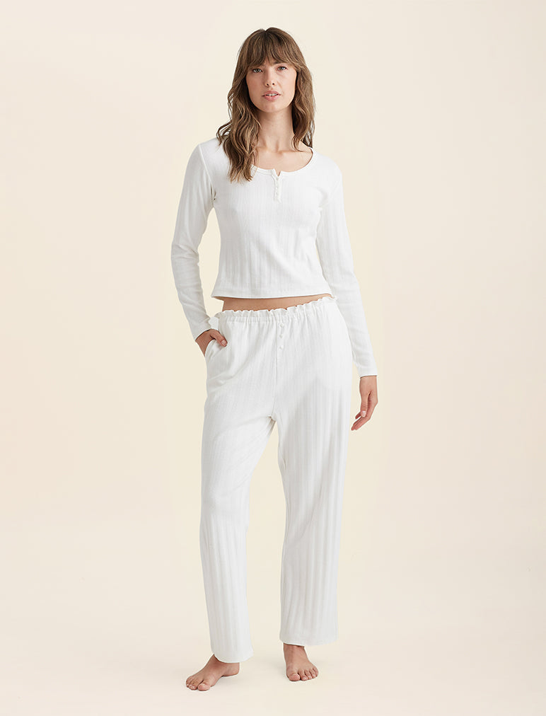 Pippa Pointelle Full Length Pant