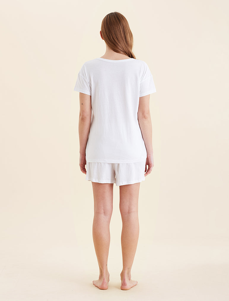 Delphine Embroidered Tee