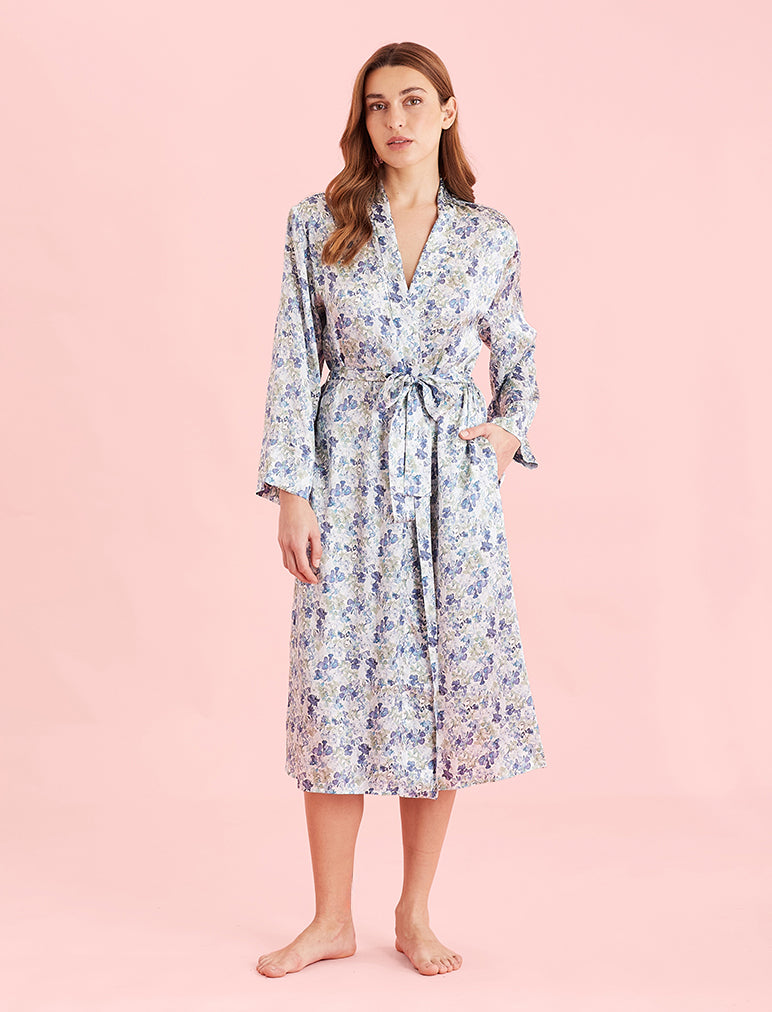 Lily Jane Silk Maxi Robe