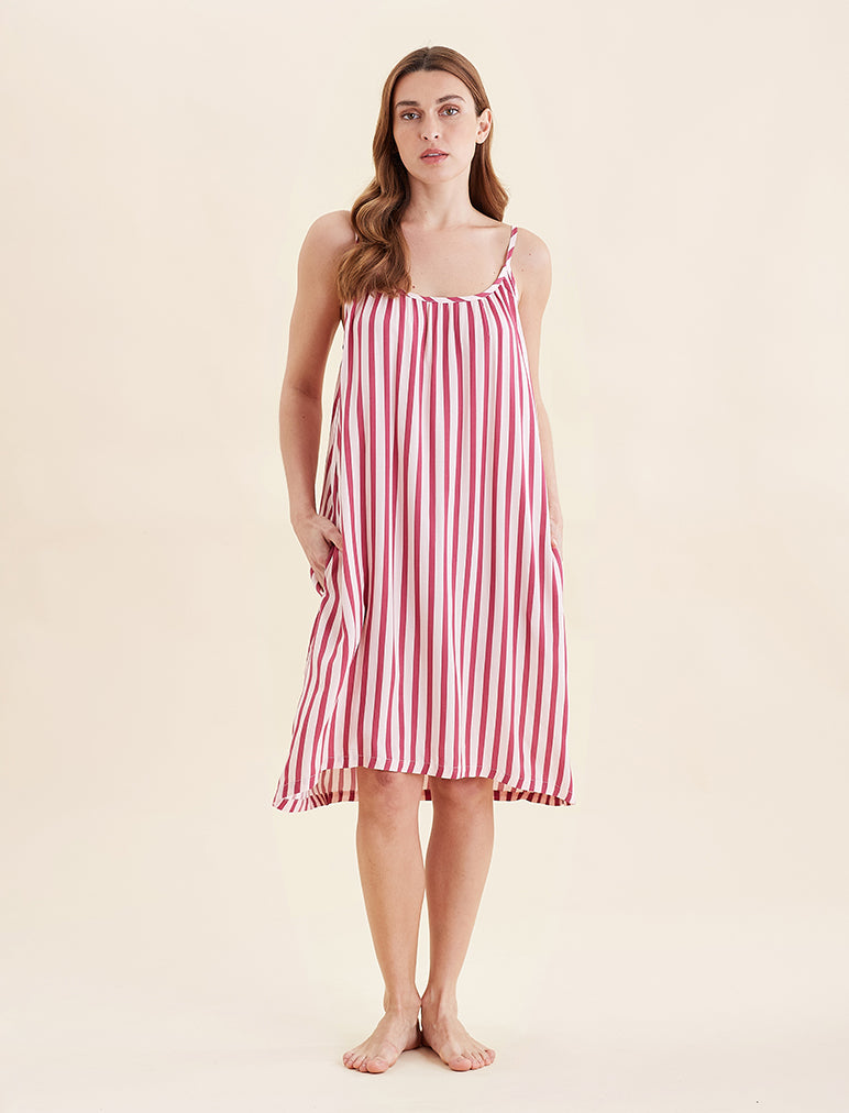 Stripe Strappy Nightie