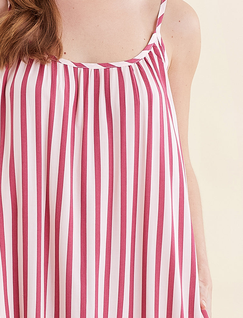 Stripe Strappy Nightie