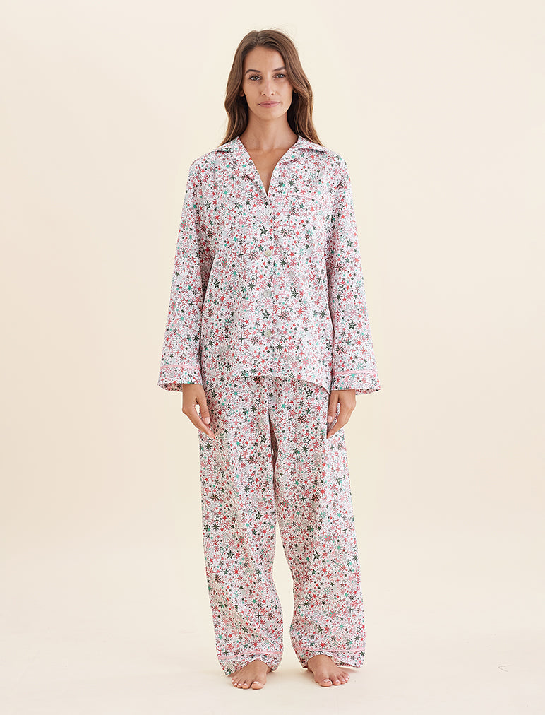 Christmas Stars Full Length PJ Set