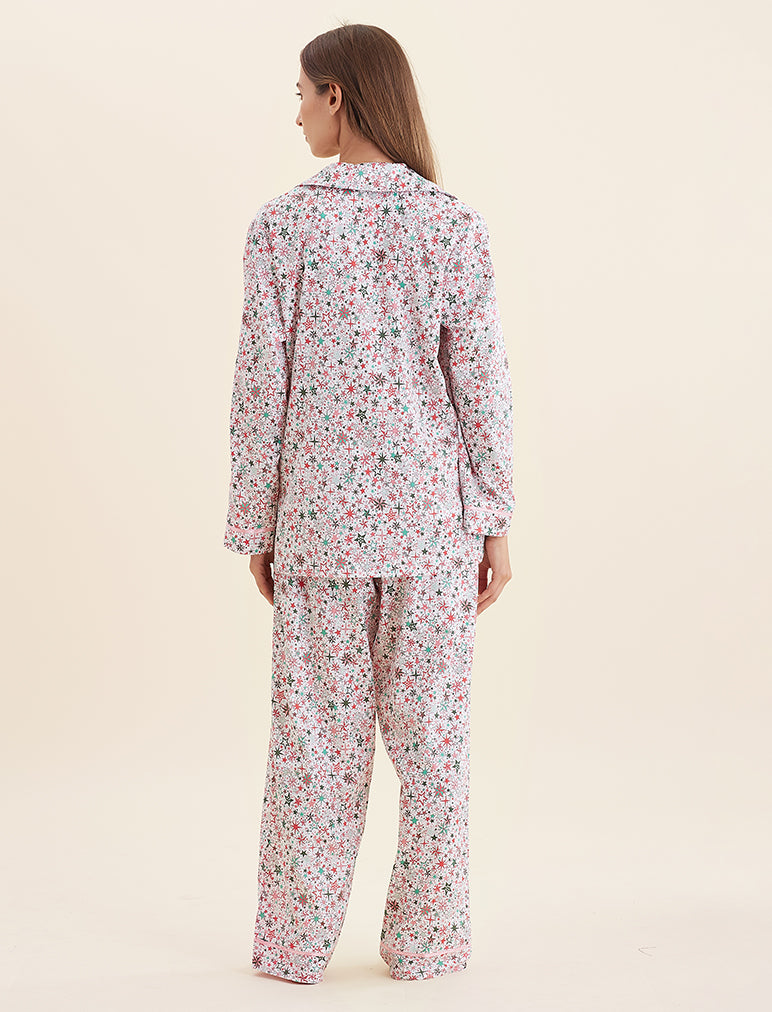 Christmas Stars Full Length PJ Set