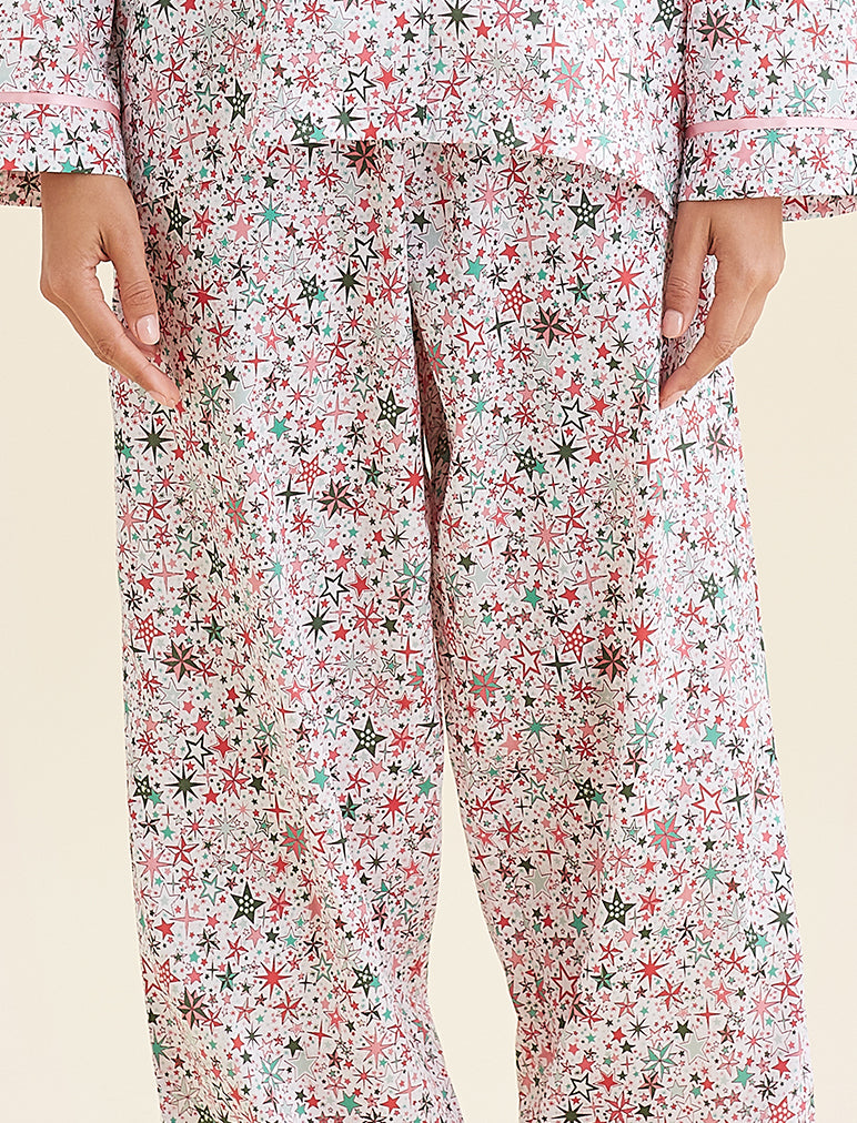 Christmas Stars Full Length PJ Set