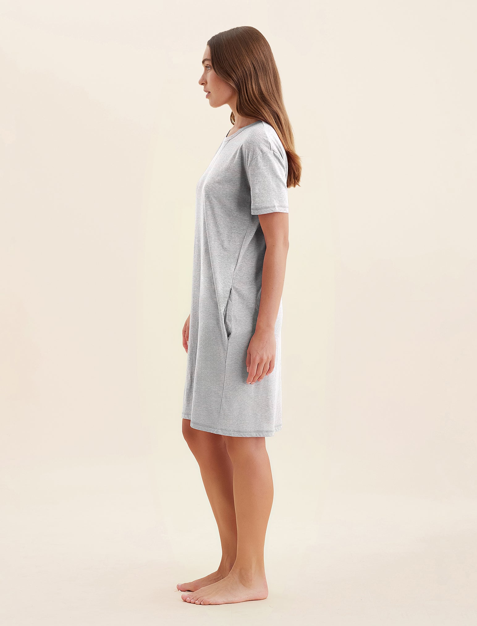 Jada Organic Cotton Knit Midi Nightie