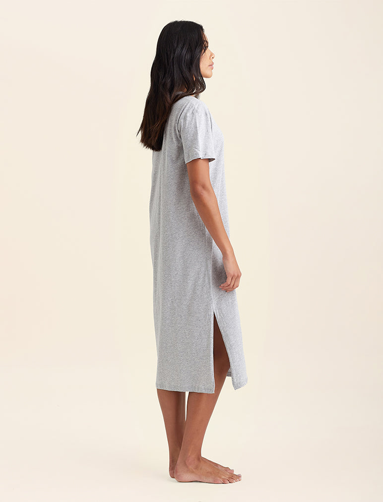 Jada Organic Cotton Knit Midi Nightie