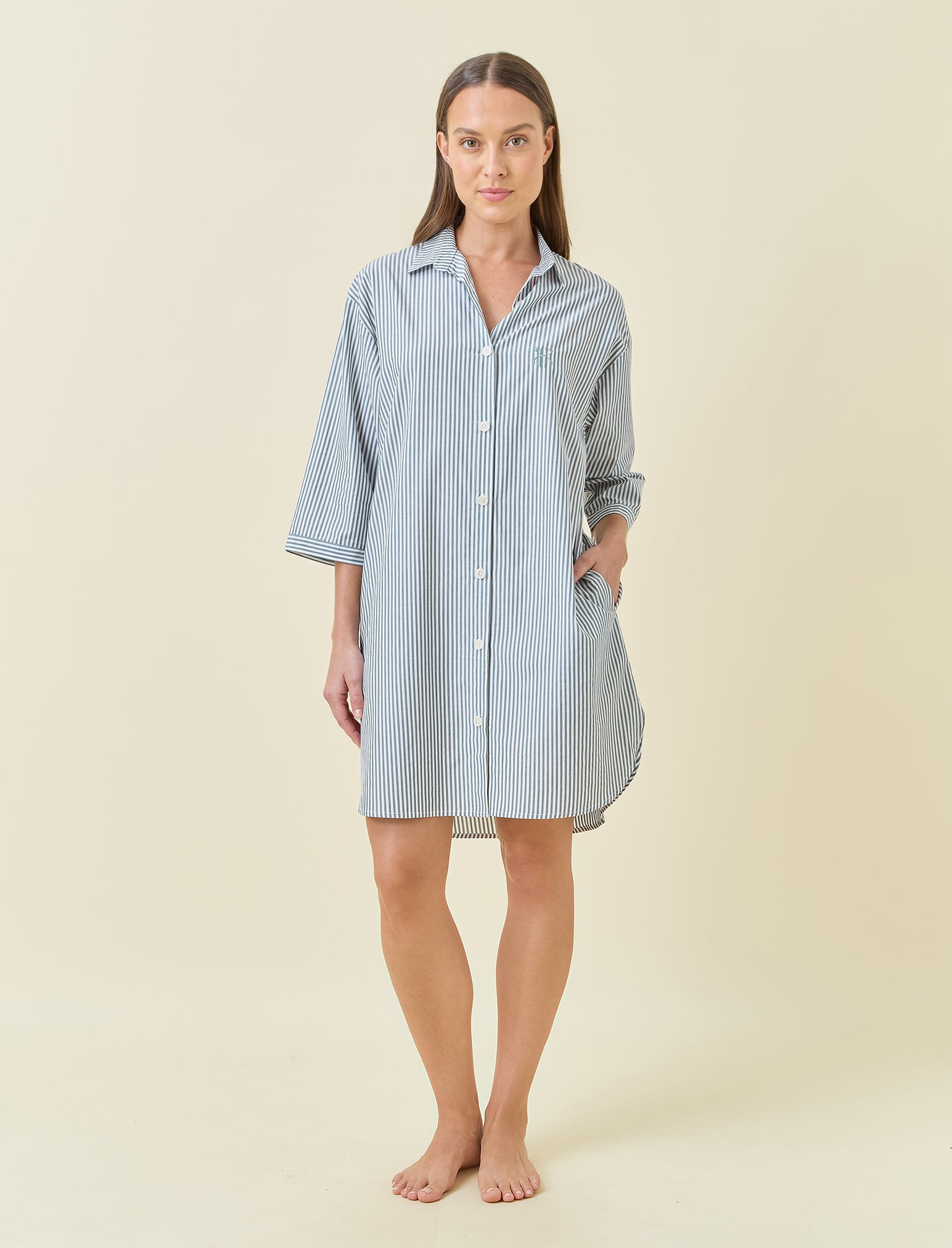 Tennis Stripe Nightshirt