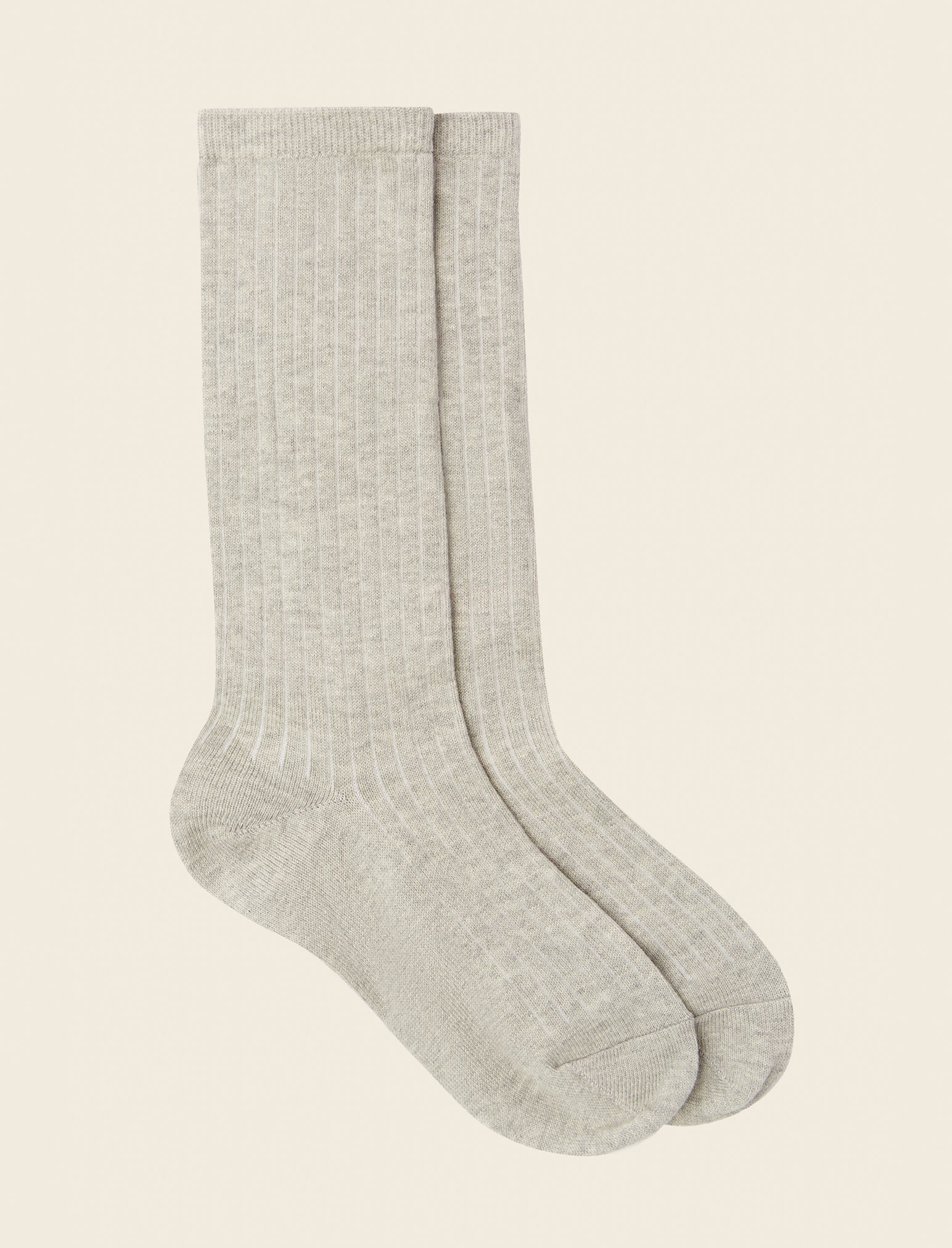 Organic Cotton Rib Socks