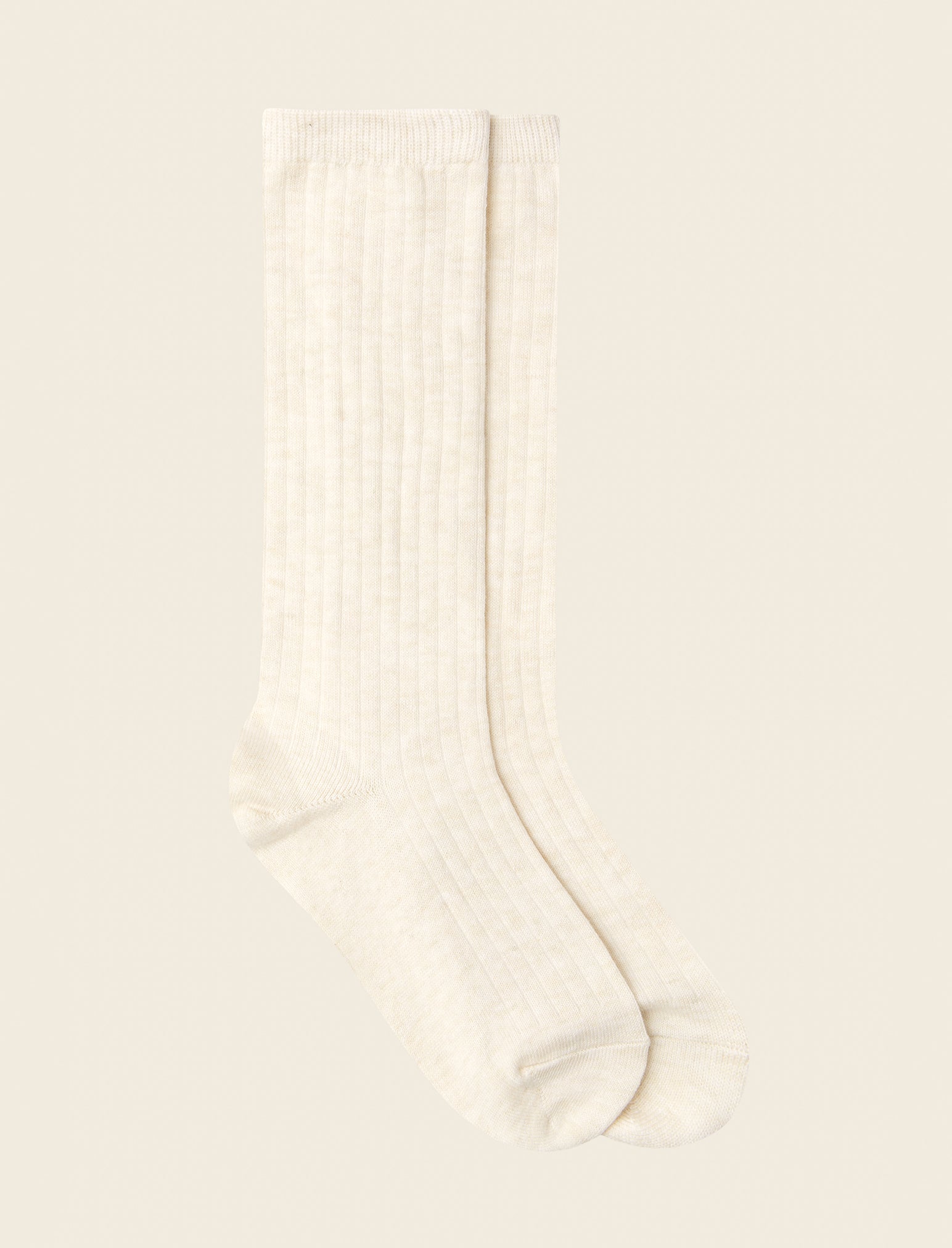 Organic Cotton Rib Socks