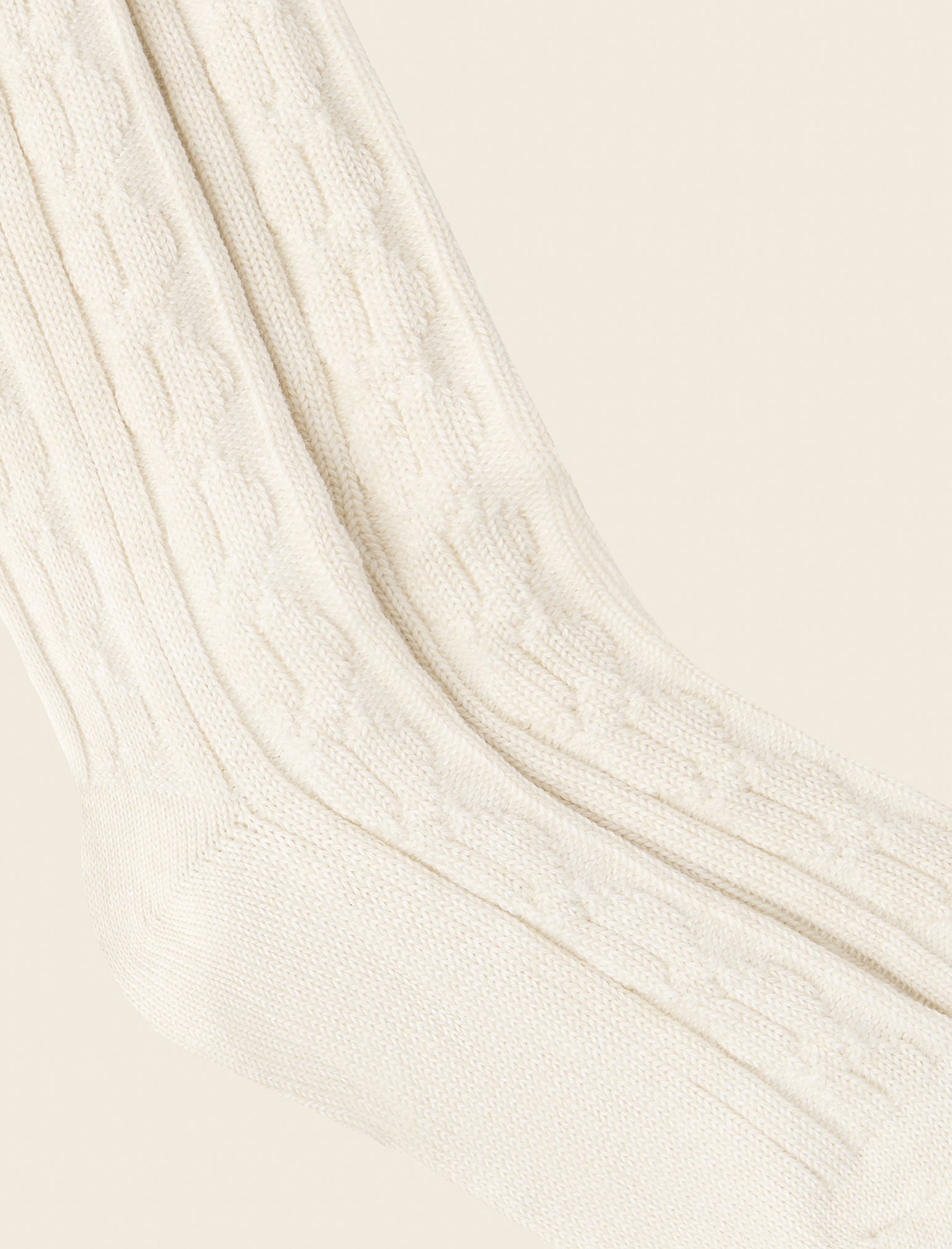 Cable Cotton Socks