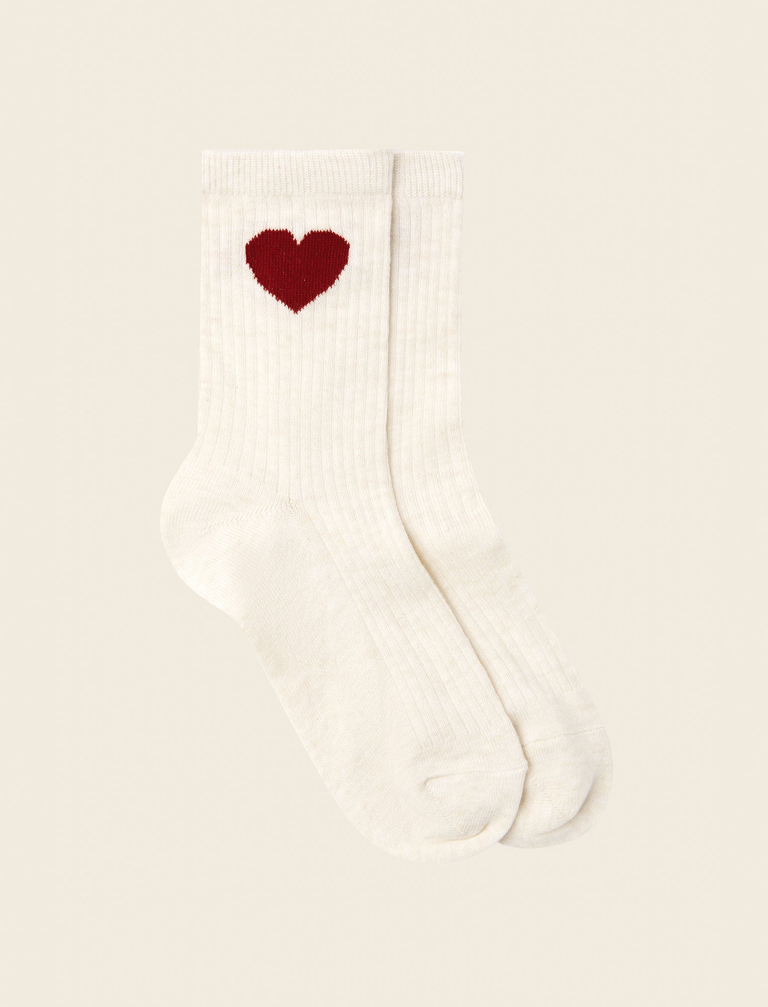 Heart Organic Cotton Socks