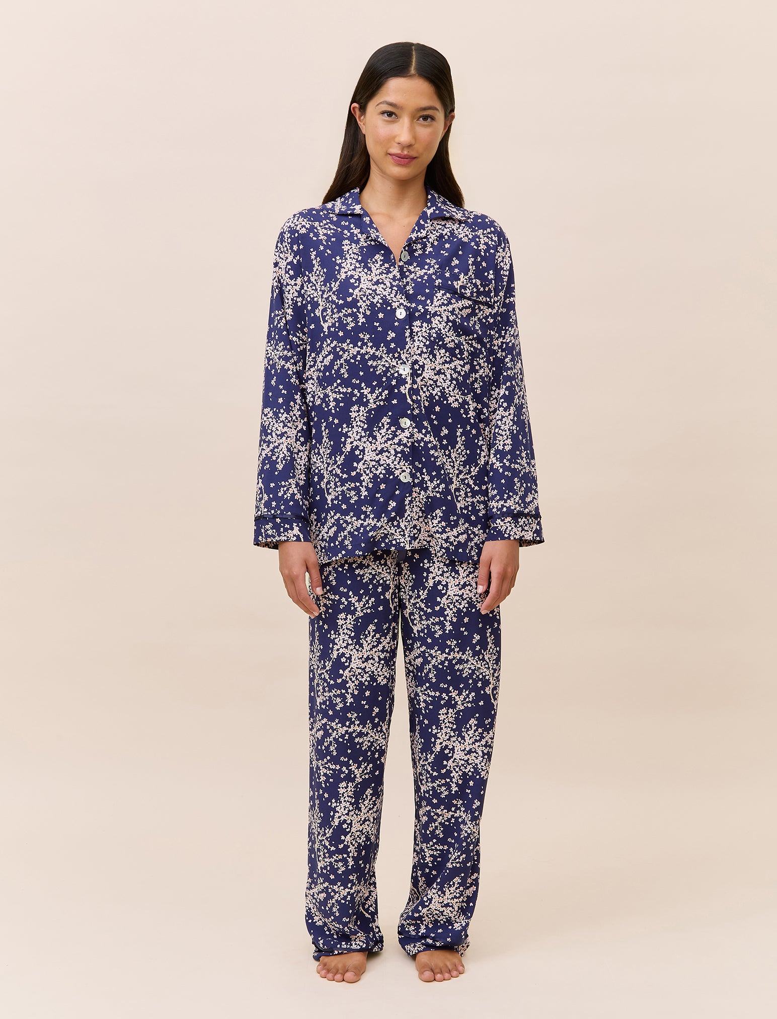 Cheri Blossom Full Length PJ Set