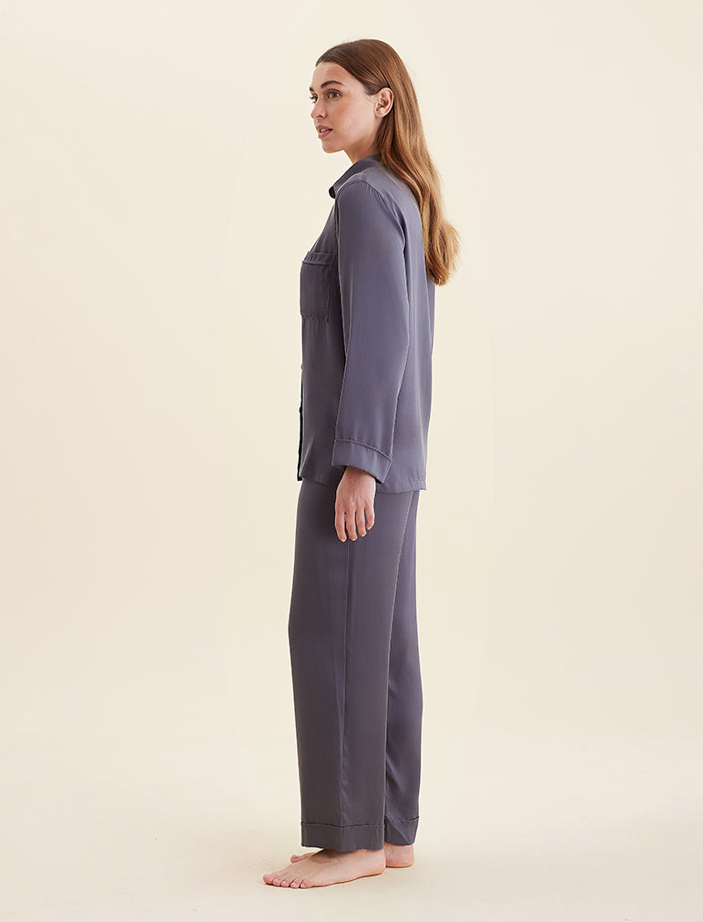 Audrey Mulberry Silk Full Length PJ