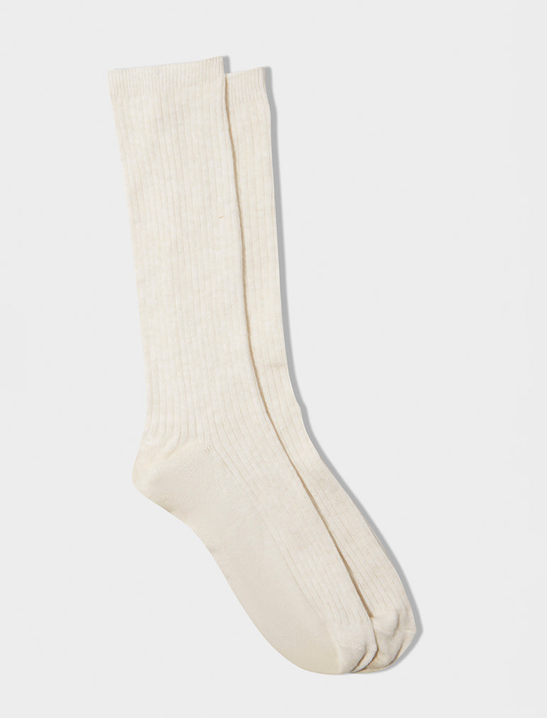 Organic Cotton Rib Socks