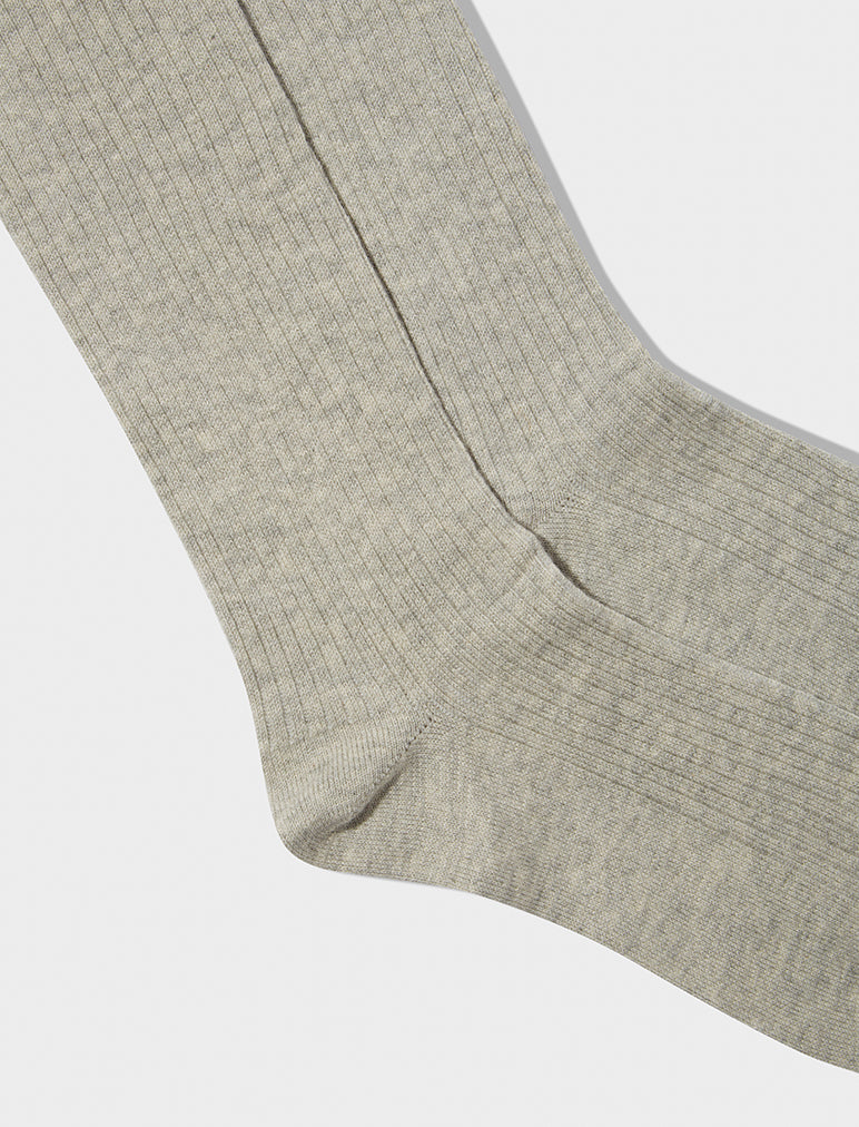 Organic Cotton Rib Socks