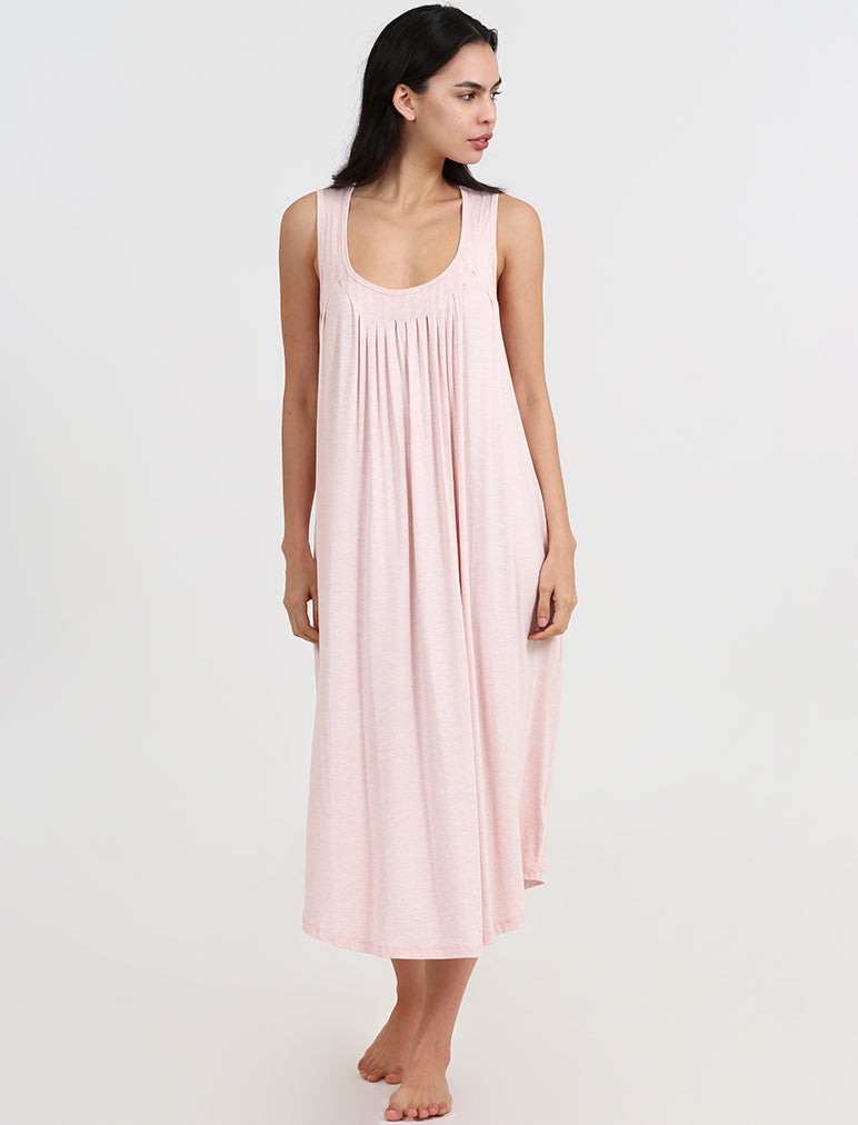 Kate Modal Soft Pleat Front Maxi Nightie