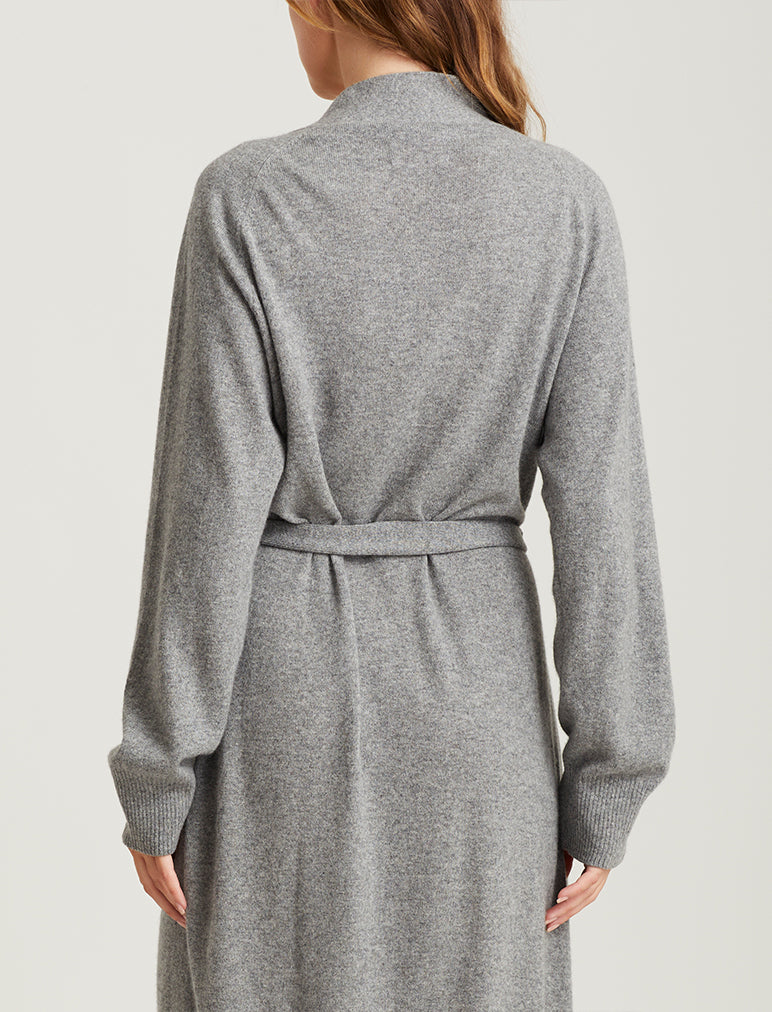 Pure Cashmere Robe in cloud