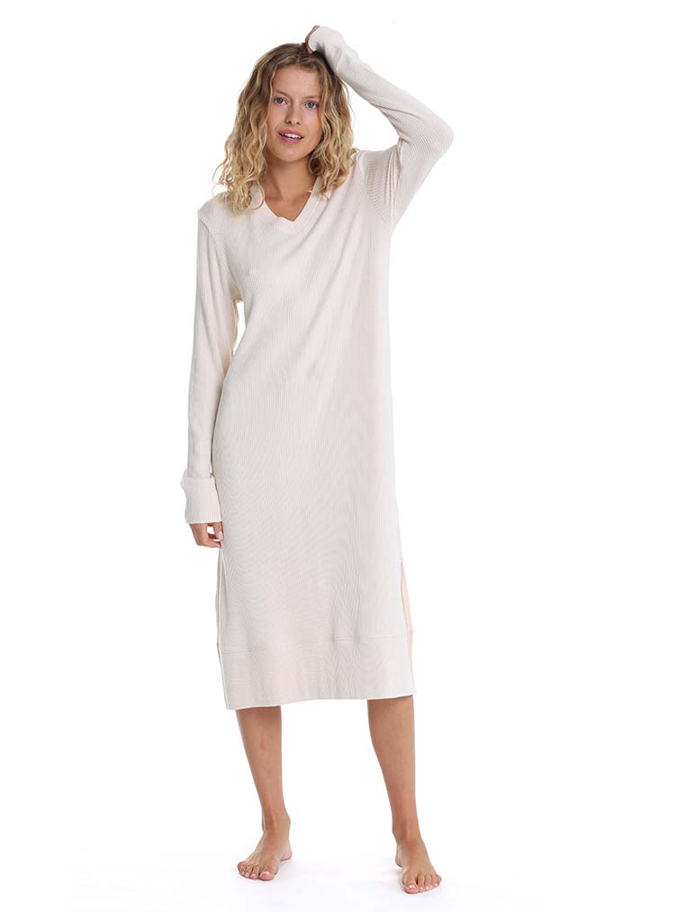 Soft Touch Rib Long Nightie