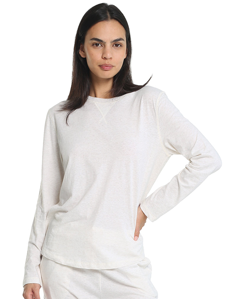 Jada Organic Cotton Knit Longsleeve Tee