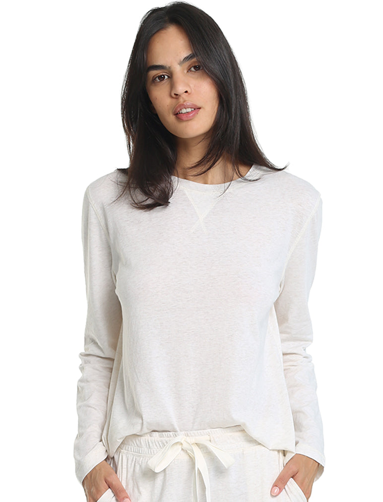 Jada Organic Cotton Knit Longsleeve Tee